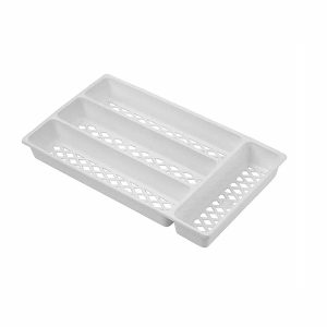 Portacubiertos Rectangular No 1 blanco Vanyplas