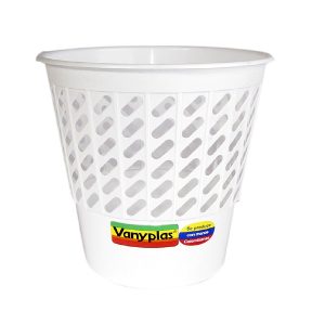 Papelera No.1 blanco Vanyplas